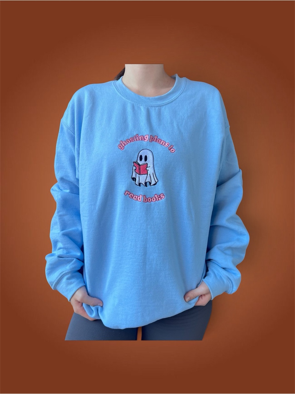 Ghosting Plans To Read Books Crewneck
